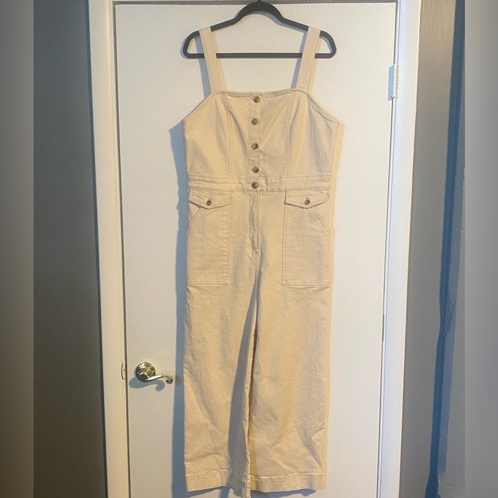H&M ANKLE-LENGTH TWILL JUMPSUIT